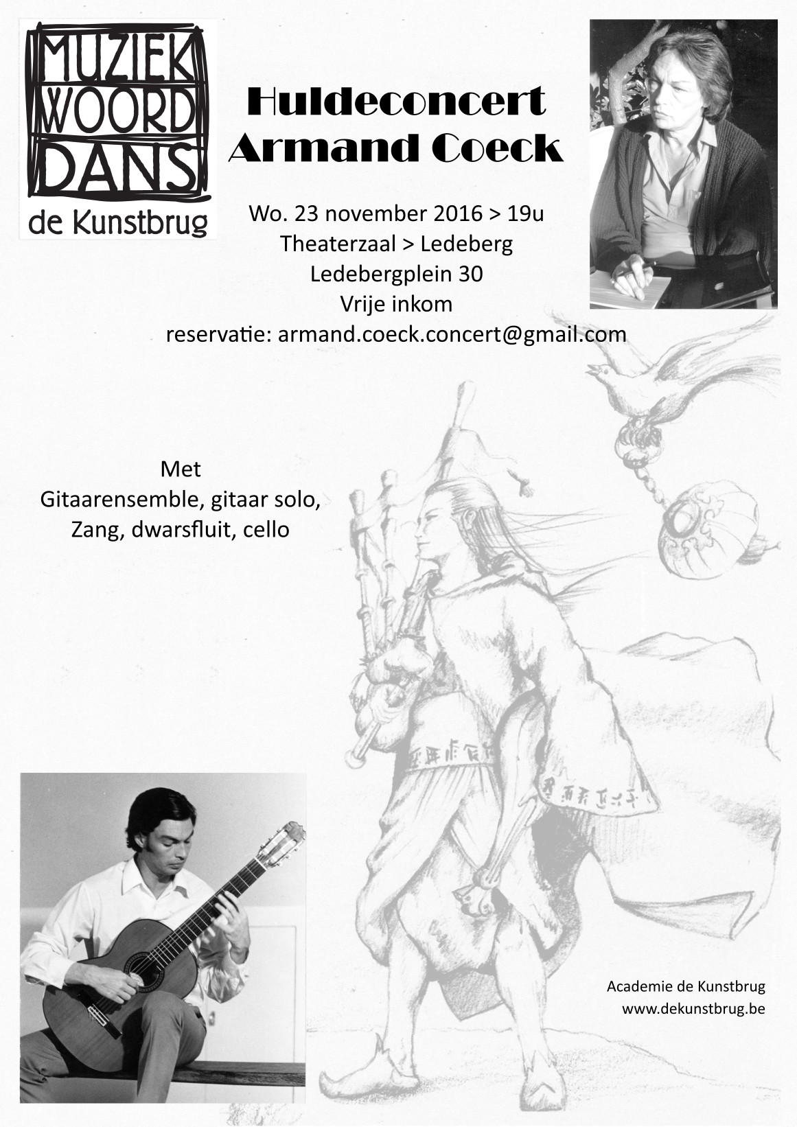 Huldeconcert Armand Coeck @ Theaterzaal ledeberg | Gent | Vlaanderen | België