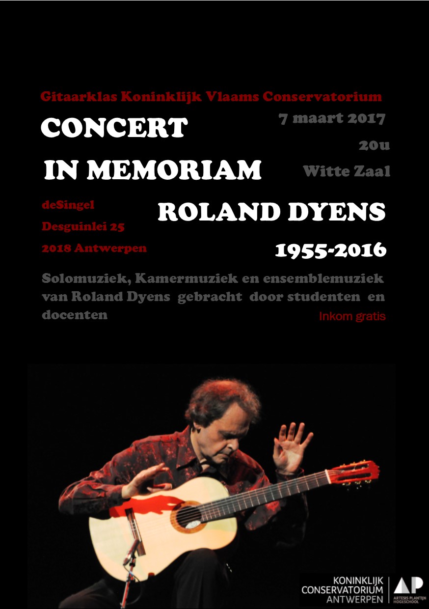 Roland Dyens In Memoriam Concert @ deSingel internationale Kunstcampus | Antwerpen | Vlaanderen | België