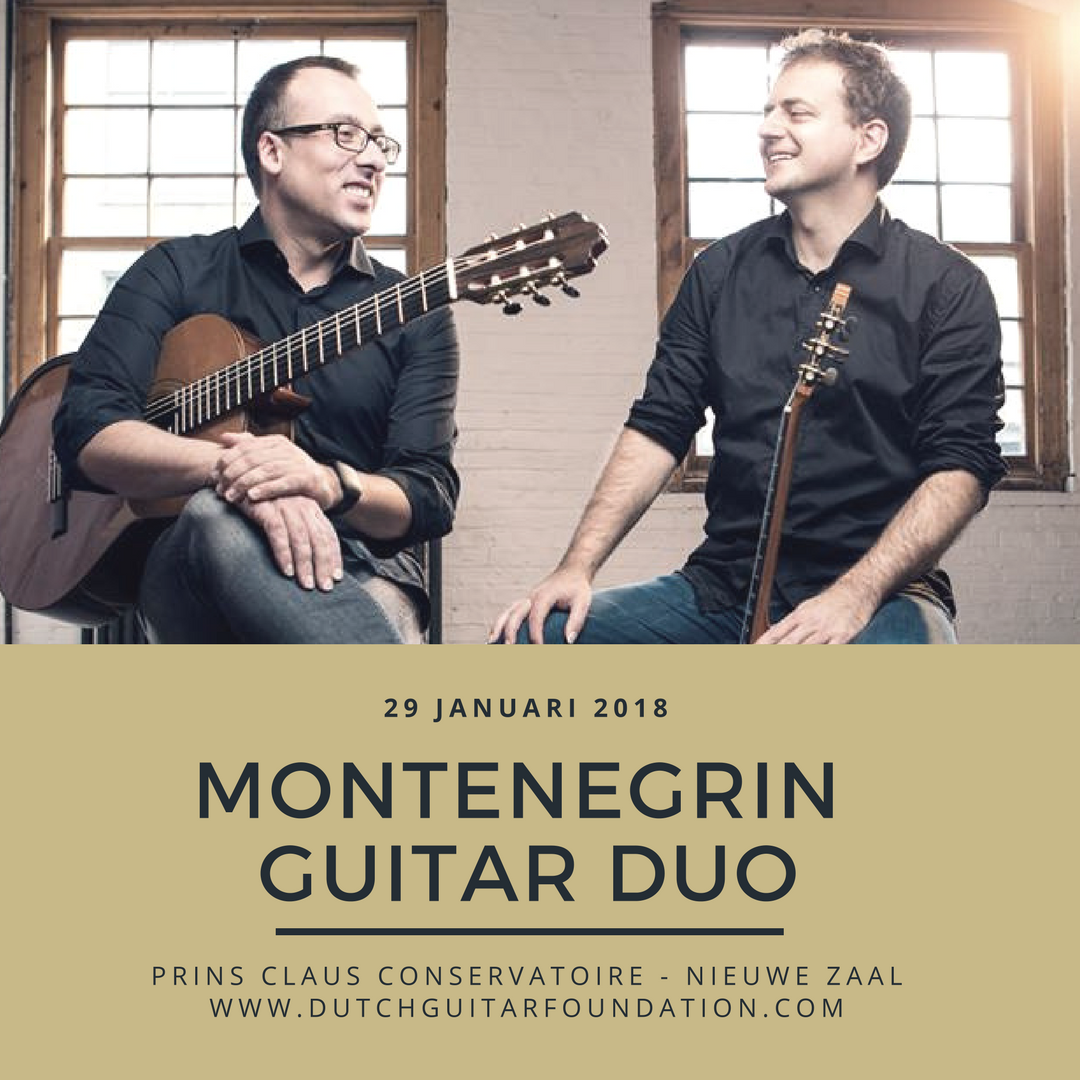 Montenegrin Guitar Duo: 1st European Guitar Concerto Competition & Festival Groningen @ Prins Claus Conservatorium Nieuwe Zaal | Groningen | Groningen | Nederland