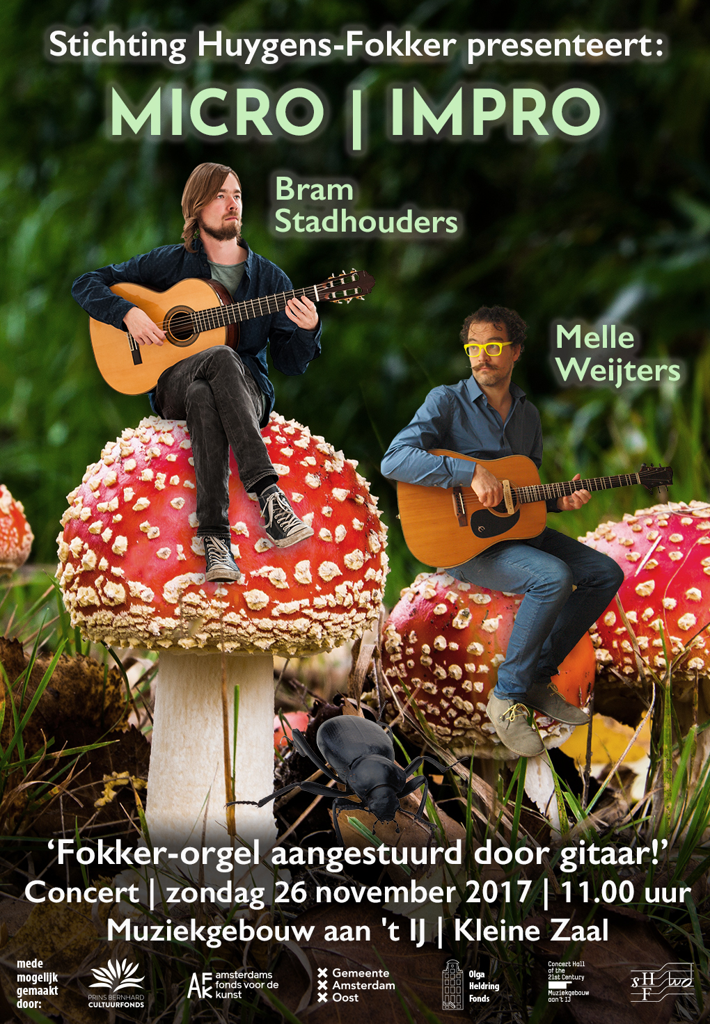 MICRO|IMPRO - Fokker-orgel aangestuurd door gitaar! @ Muziekgebouw aan 't IJ, Kleine Zaal | Amsterdam | Noord-Holland | Nederland