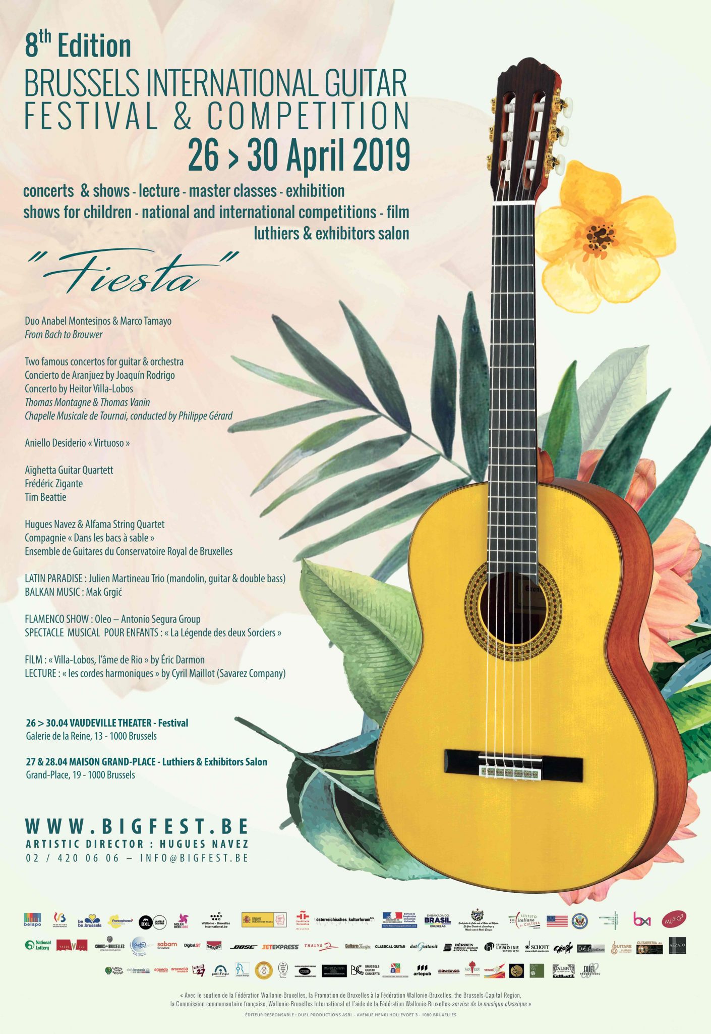Brussels International Guitar Festival & Competition @ Vaudeville Theater | Bruxelles | Bruxelles | België