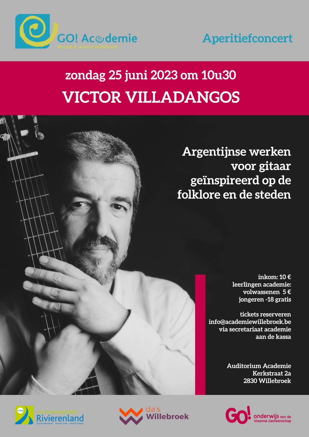 Victor Villadangos @ Auditorium Academie Willebroek | Willebroek | Vlaams Gewest | België