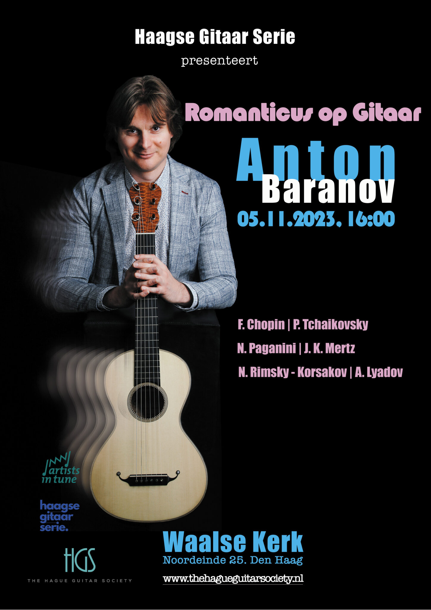 Haagse Gitaar Serie - Anton Baranov @ Waalse Kerk, Den Haag | Den Haag | Zuid-Holland | Nederland