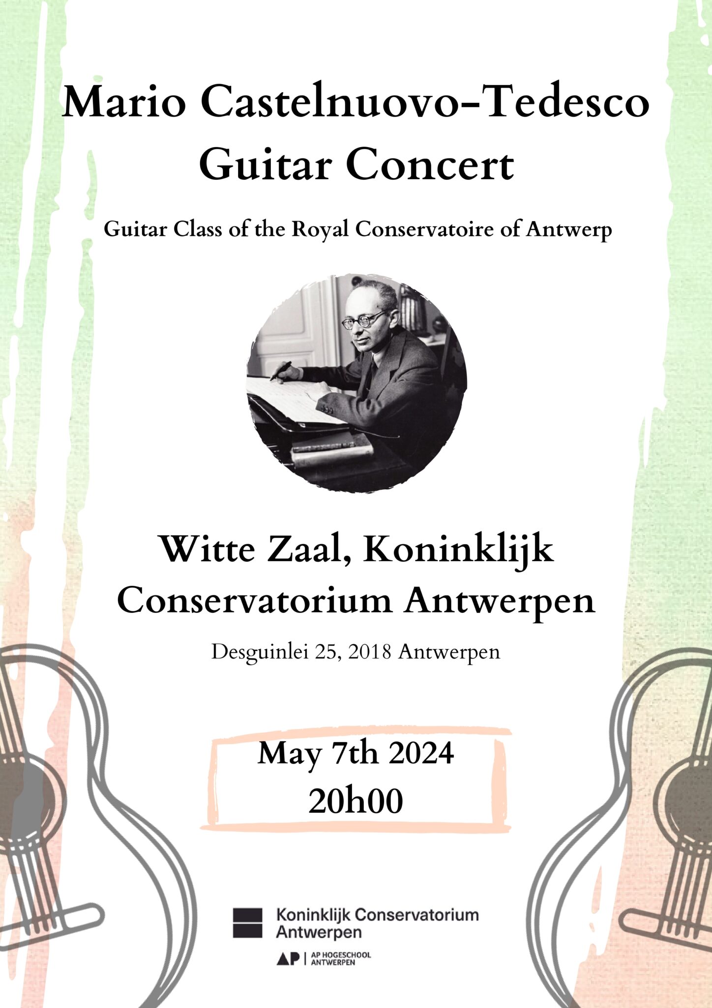 Mario Castelnuovo-Tedesco concert @ deSingel Witte Zaal | Antwerpen | Vlaams Gewest | België