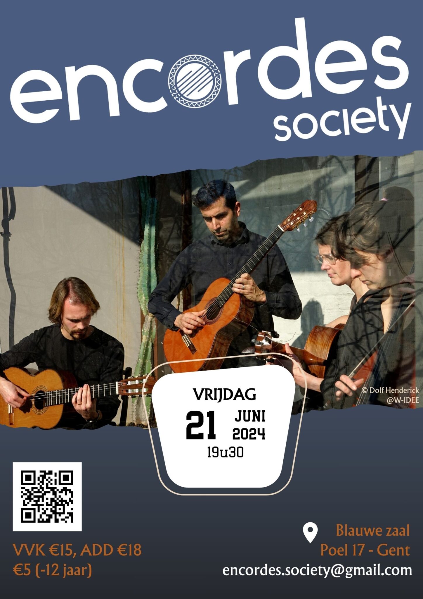 Concert Encordes Society (trio gitaar + cello) @ Blauwe zaal | Gent | Vlaams Gewest | België
